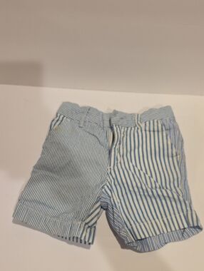 Baby Gap 2 Year Toddler Blue and White Striped Kids Shorts